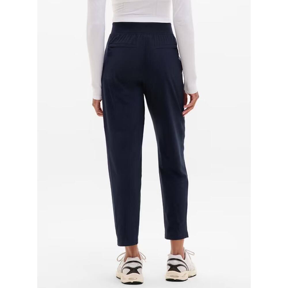 Athleta Brooklyn Mid-Rise Ankle Pant in Navy Size 12 Tall - Picture 2 of 5
